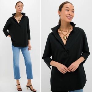 Tuckernuck Black Willow Blouse Women's Large L